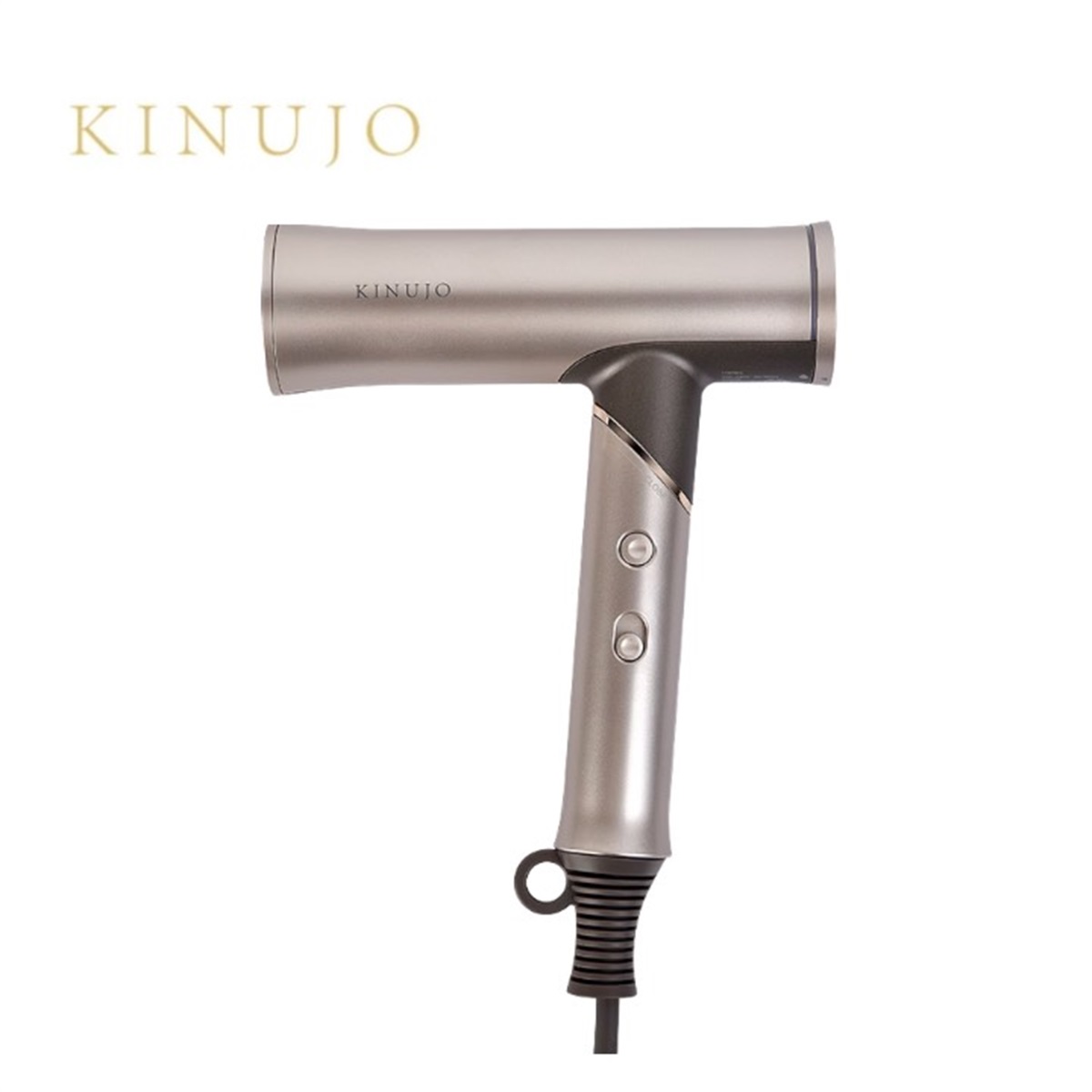 送無美品　KINUTO ヘアドライヤー ベージュ 送無美品 KINUTO ヘアドライヤー ベージュ ノズル付き 【公式通販】